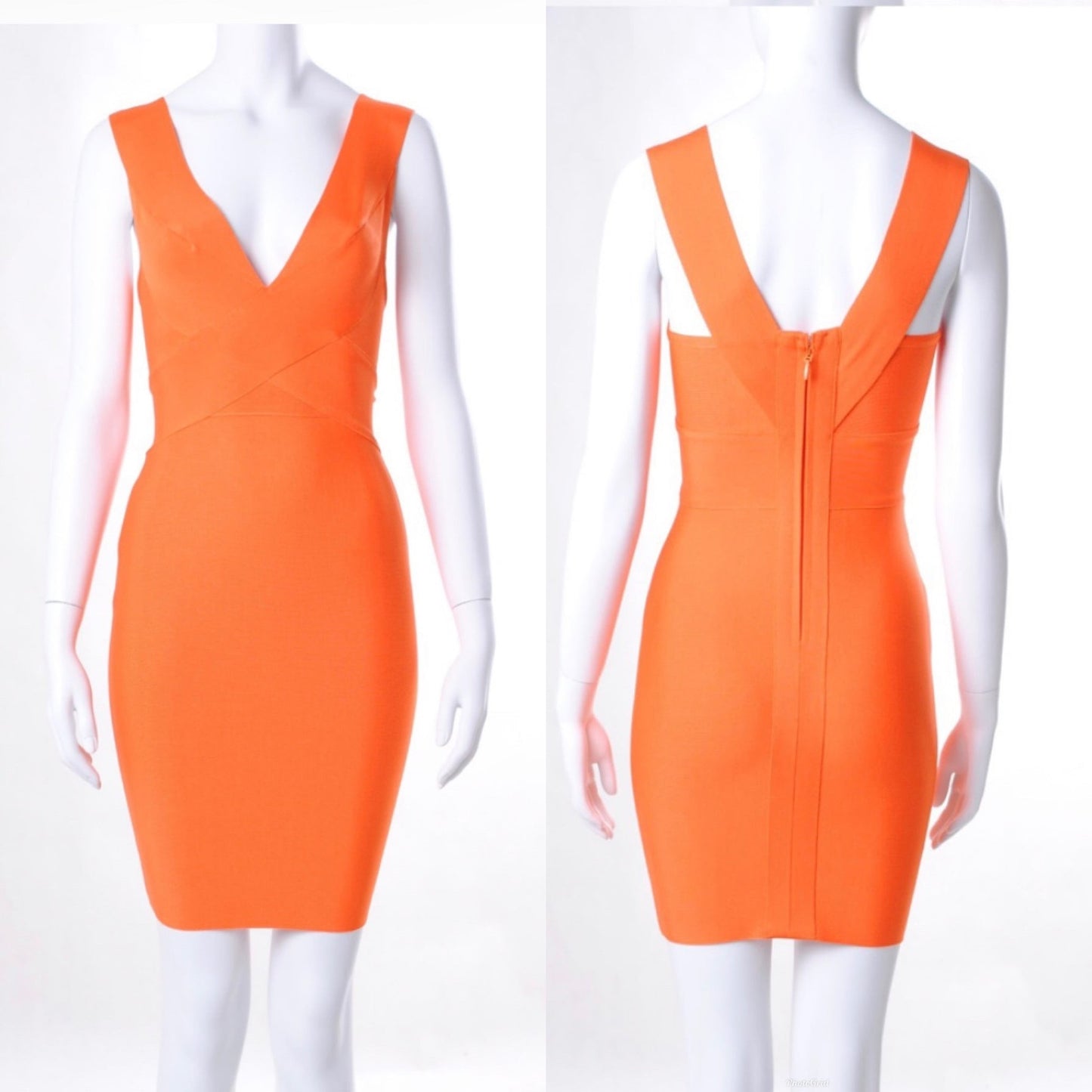 Orange Bandage Dress