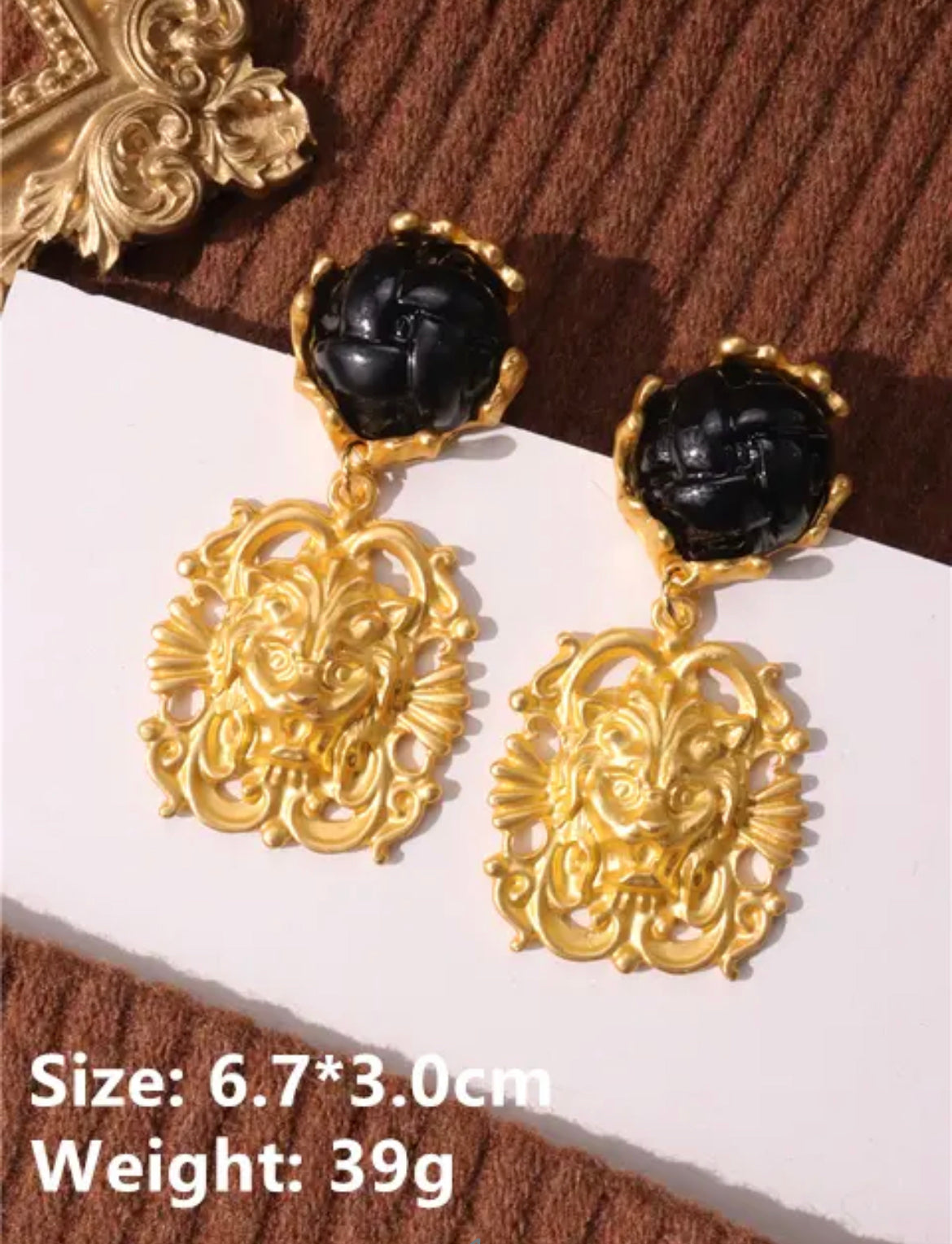 Lion Earrings