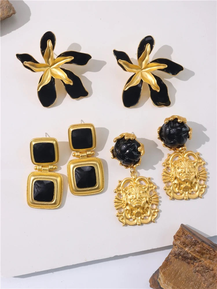 Lion Earrings