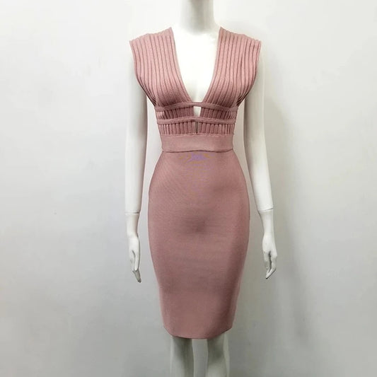 Pink Bandage dress