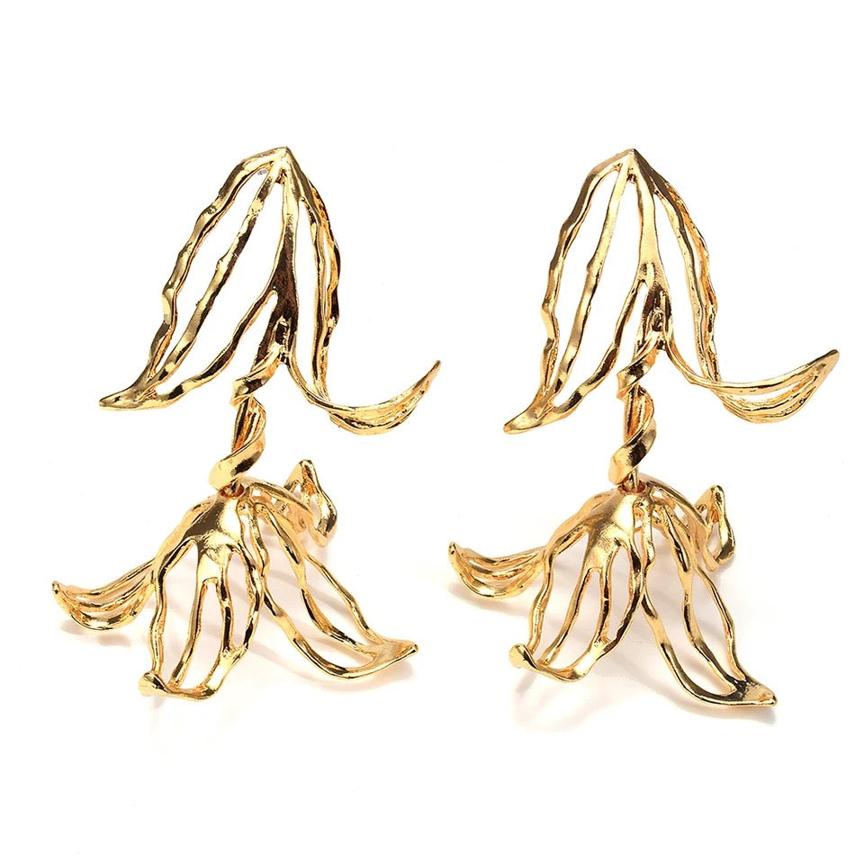 Long leaf Earrings