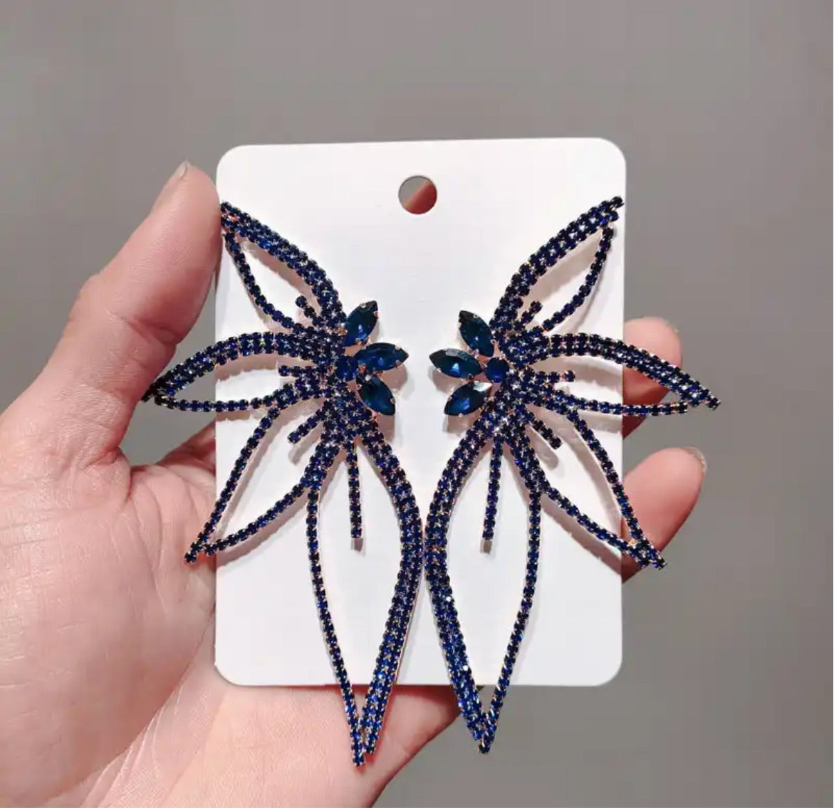 Blue Butterfly Earrings