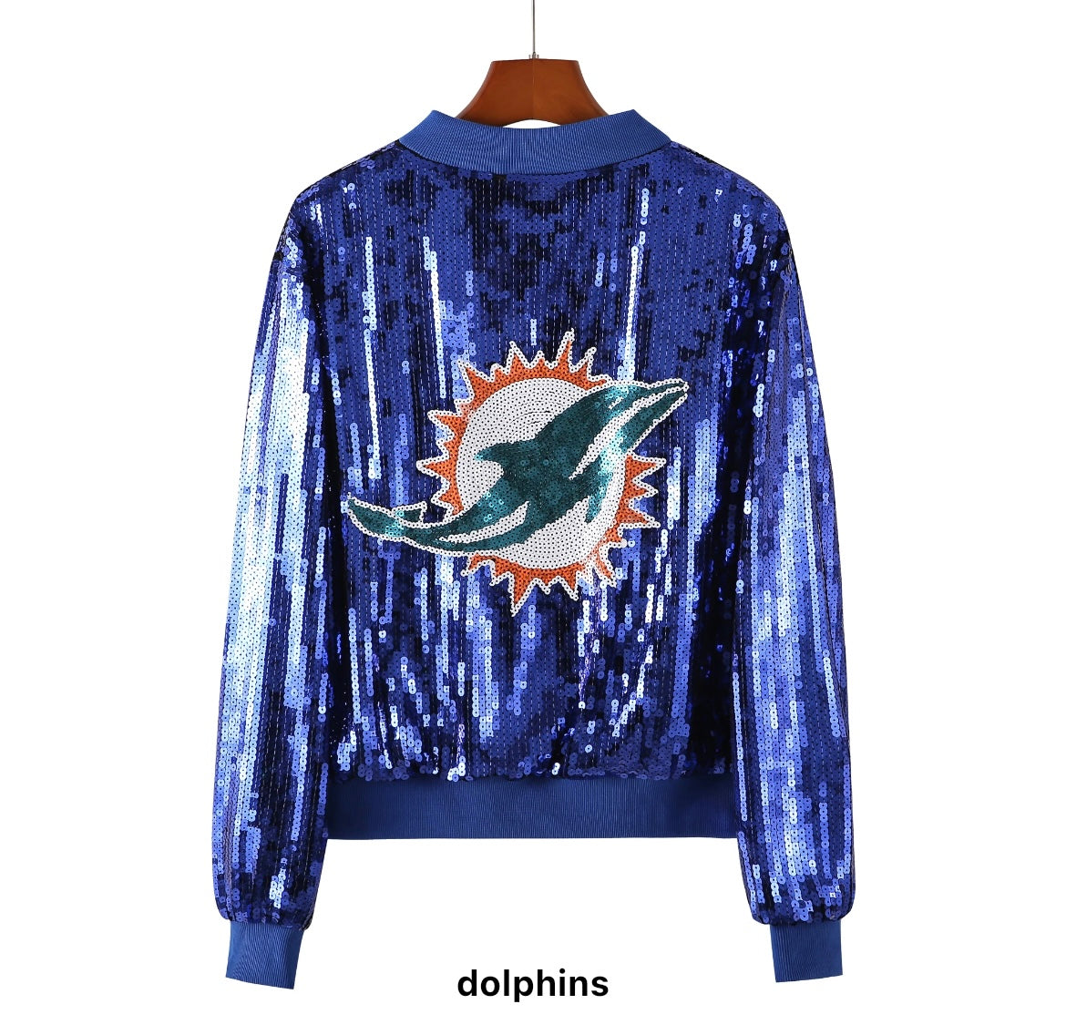 Miami Dolphin Sequin Jacket