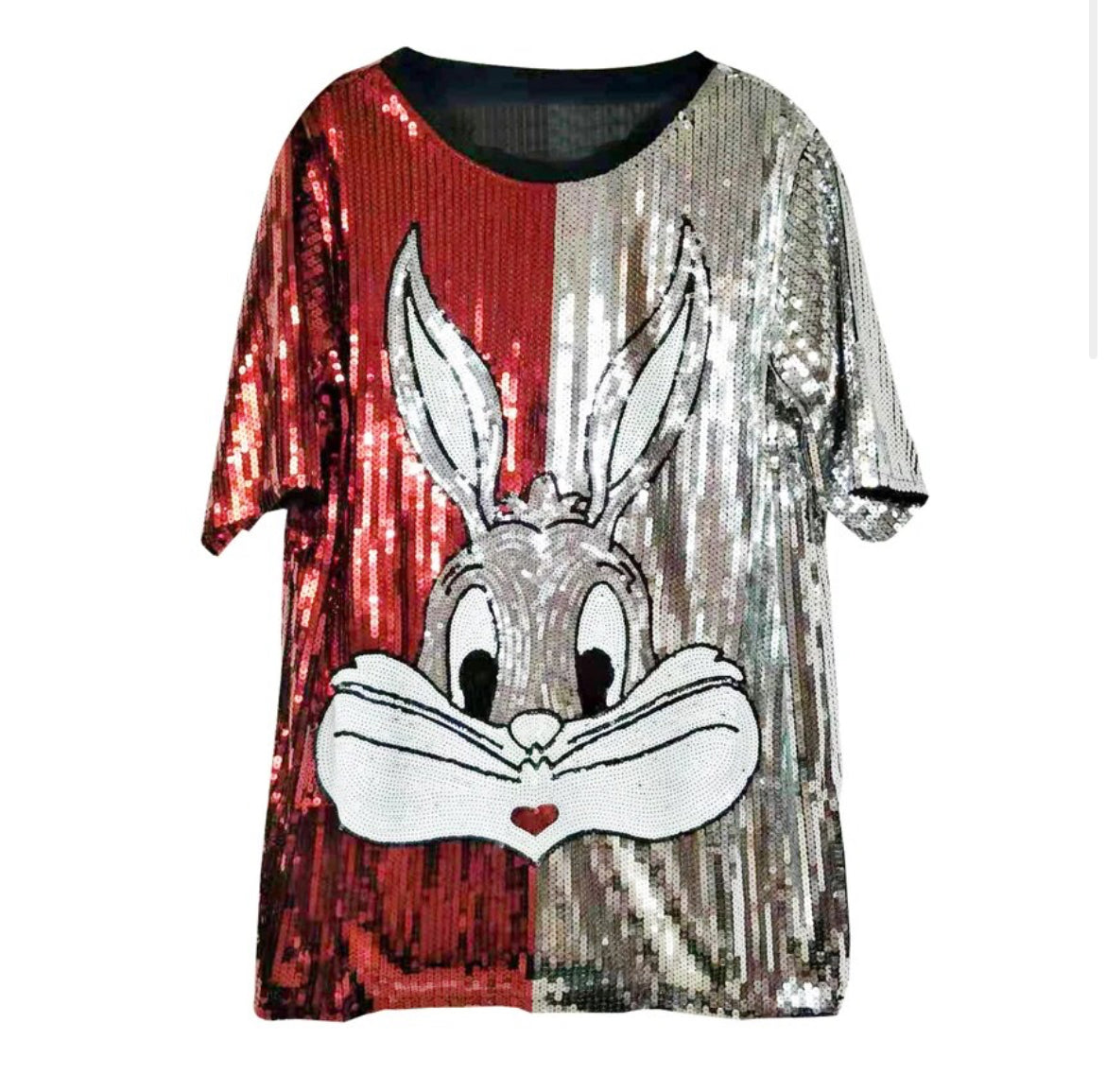 Bug Bunny Sequin Shirt Dress