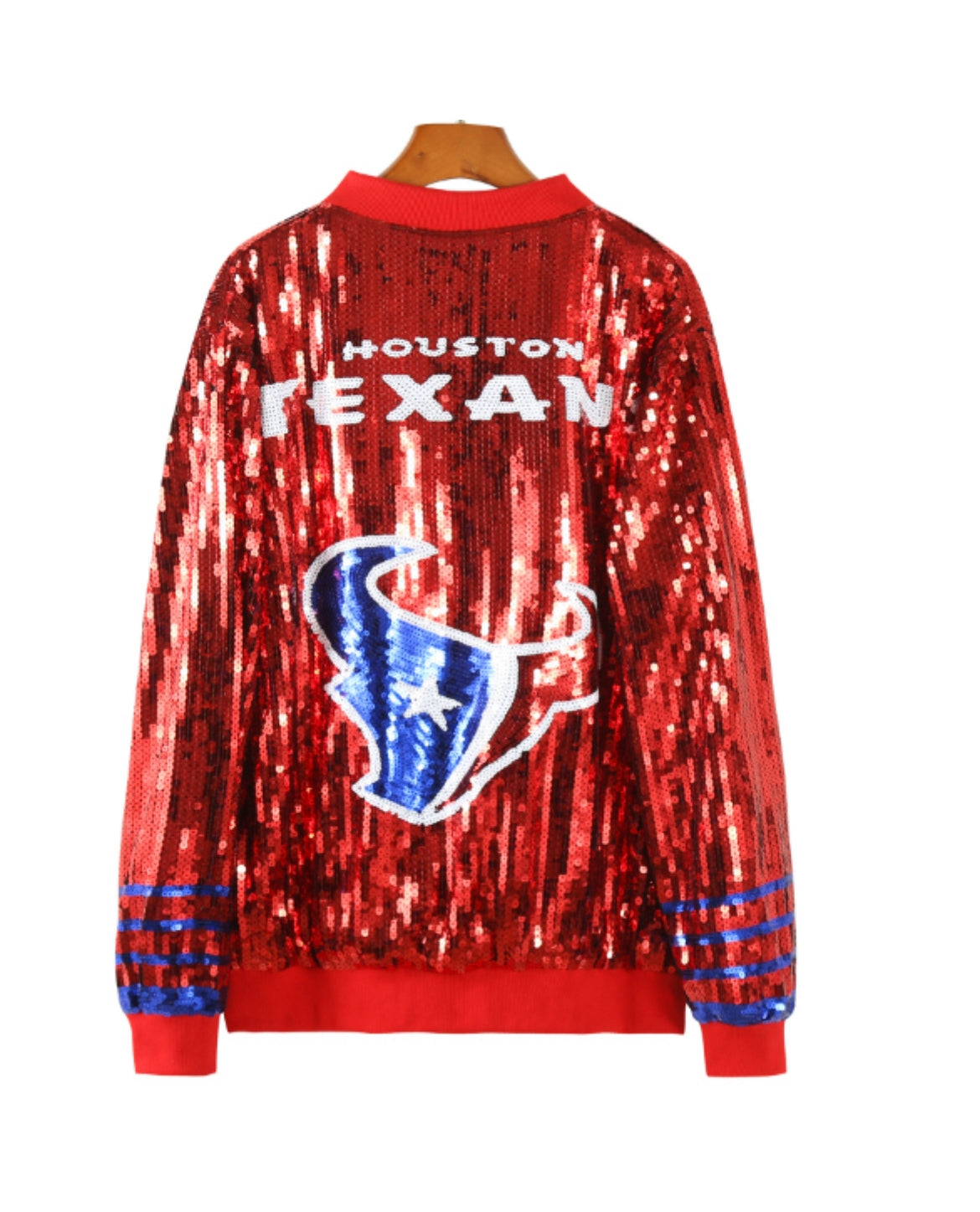 Houston Texans Sequins Jacket Red