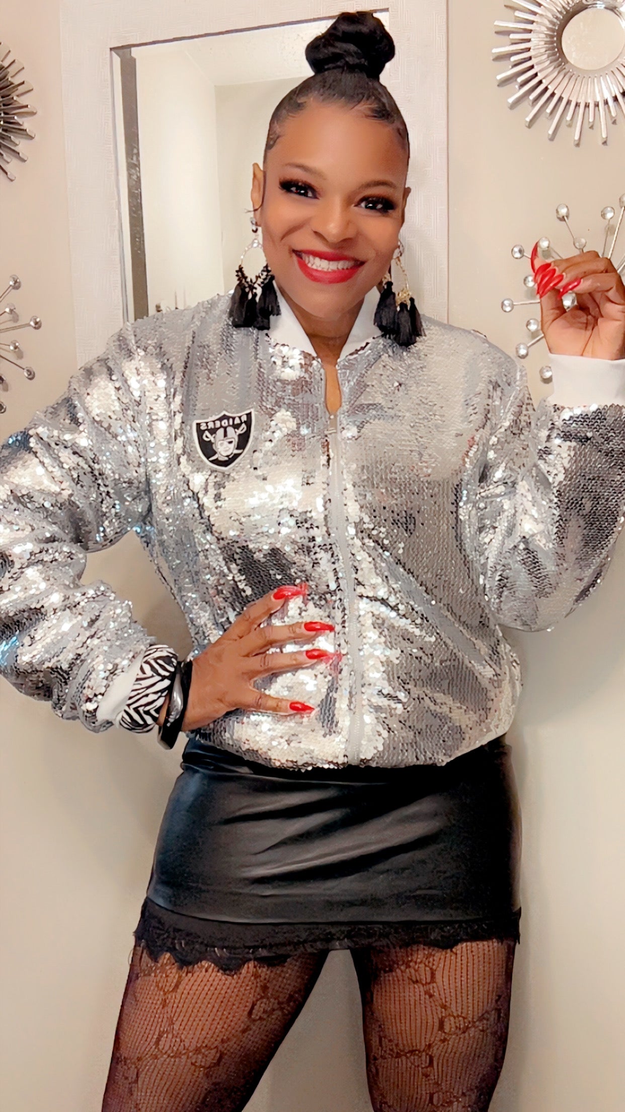 Las Vegas Raider’s Sequin Jacket