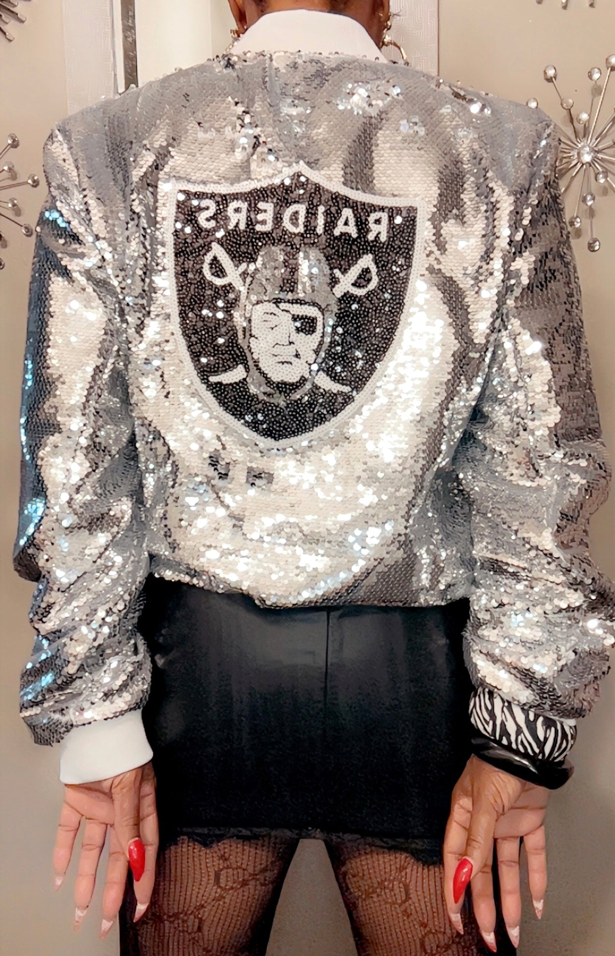 Las Vegas Raider’s Sequin Jacket