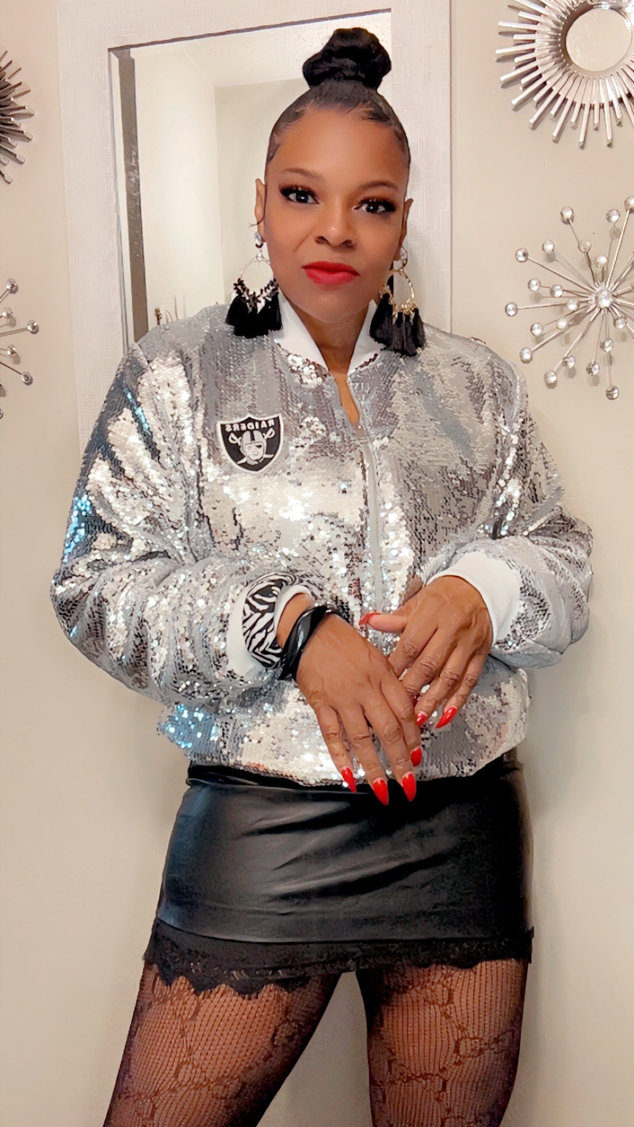 Las Vegas Raider’s Sequin Jacket