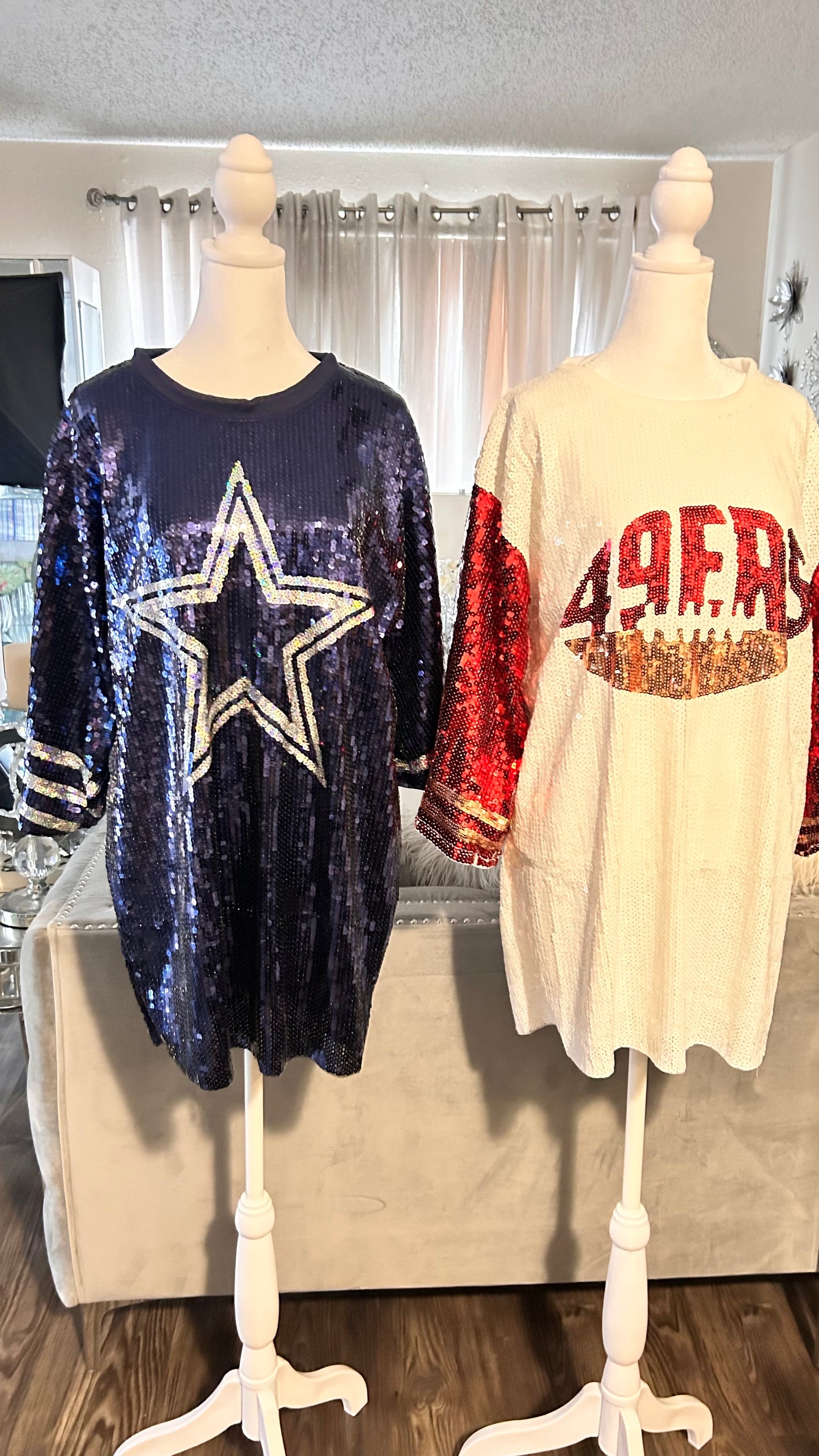 San Francisco 49er Sequin Dress