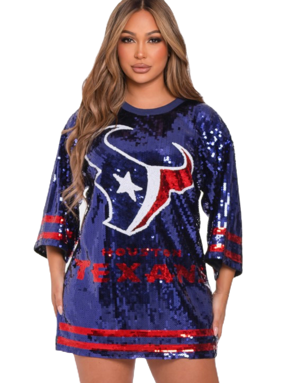 Houston Texans sequin dress