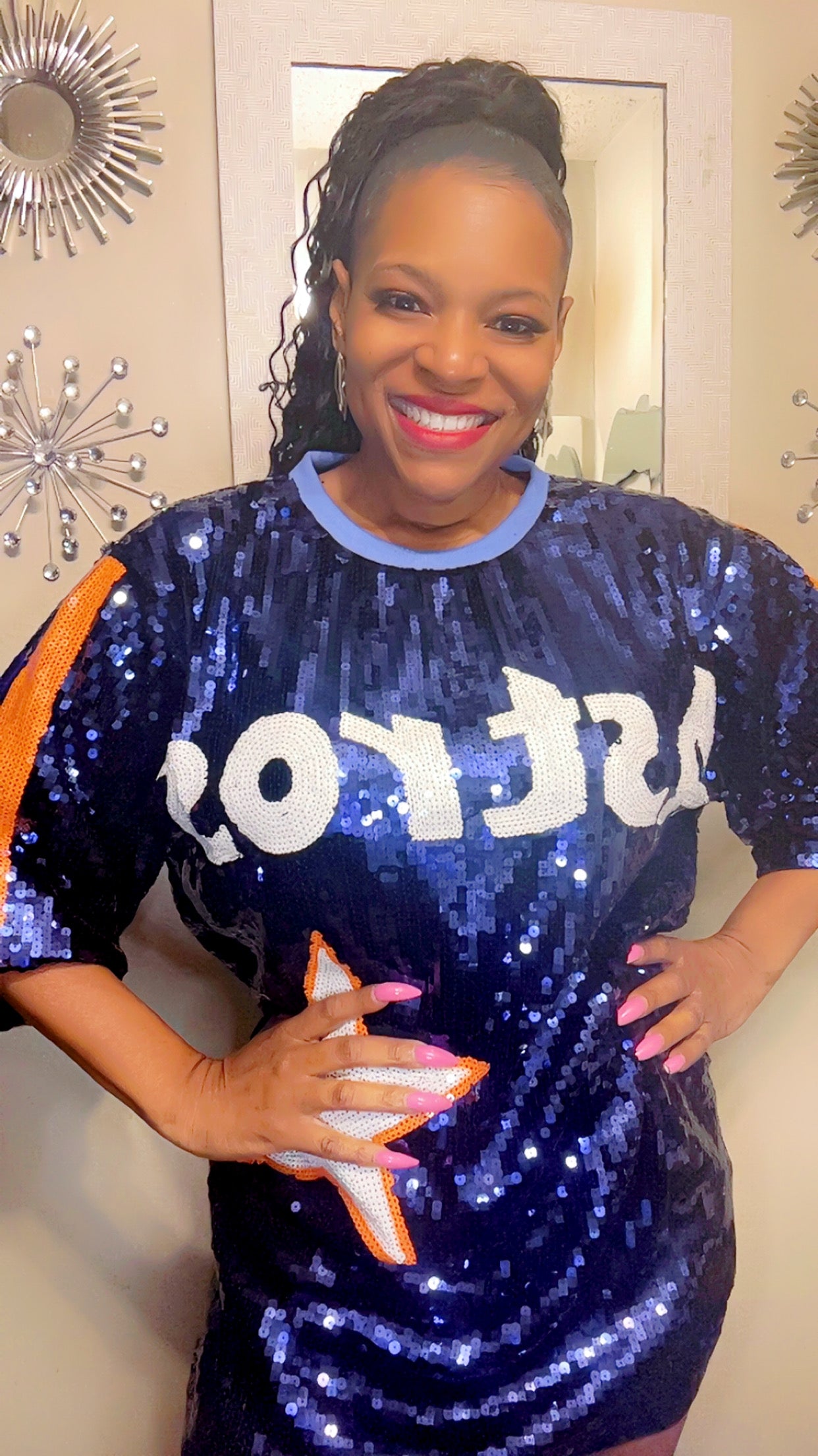 Houston Astros Sequin Dress