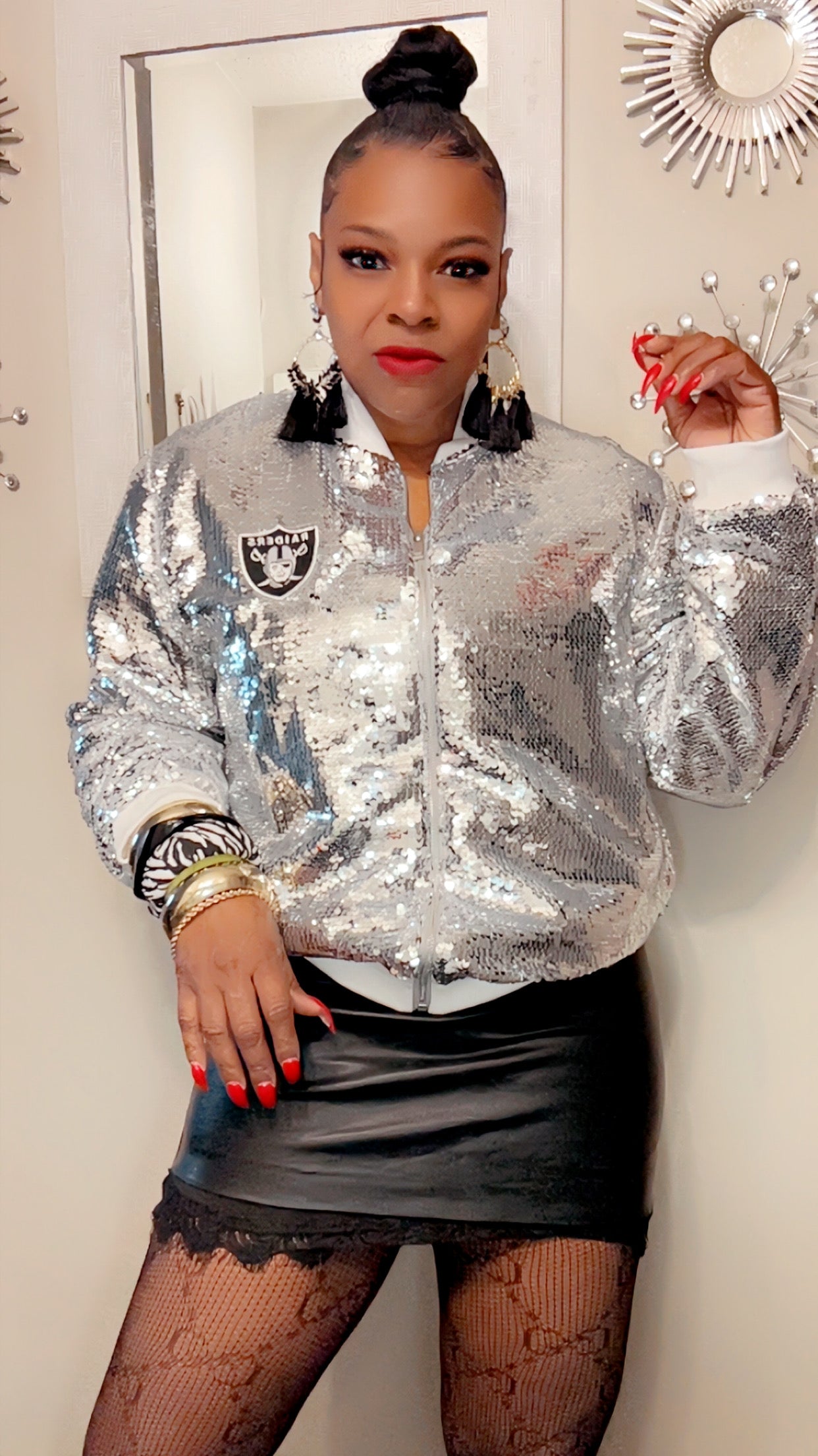 Las Vegas Raider’s Sequin Jacket