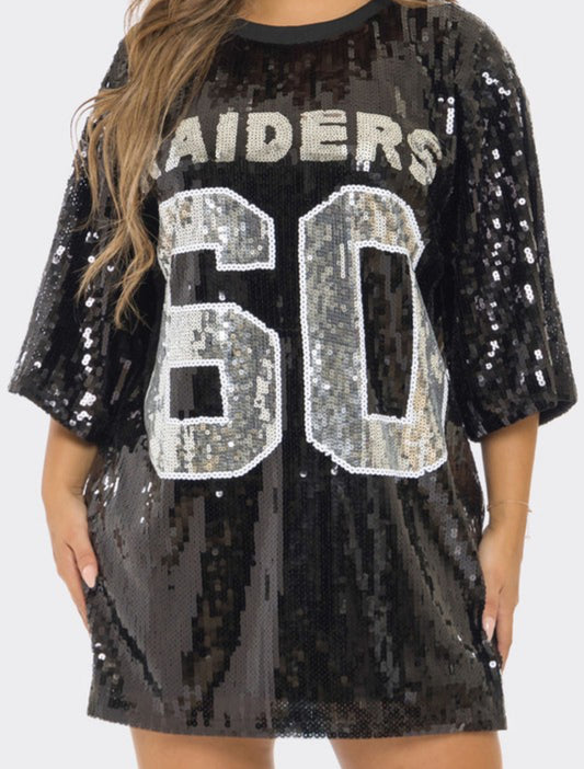 Las Vegas Raiders Sequin Dress