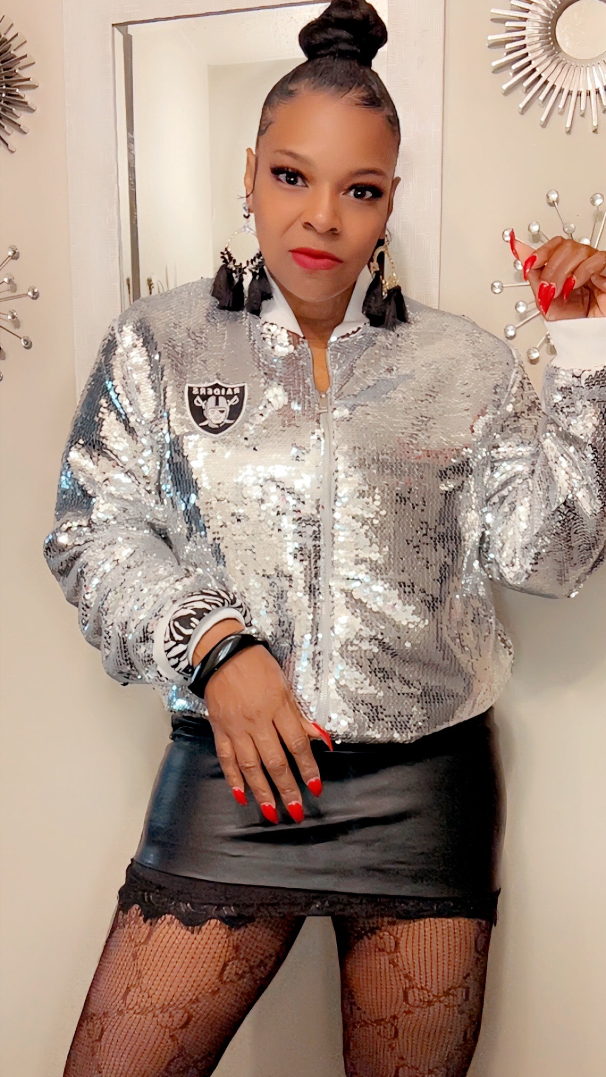 Las Vegas Raider’s Sequin Jacket