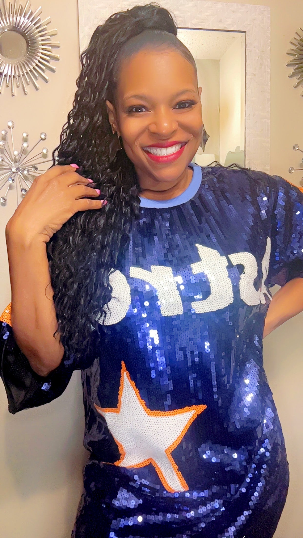 Houston Astros Sequin Dress