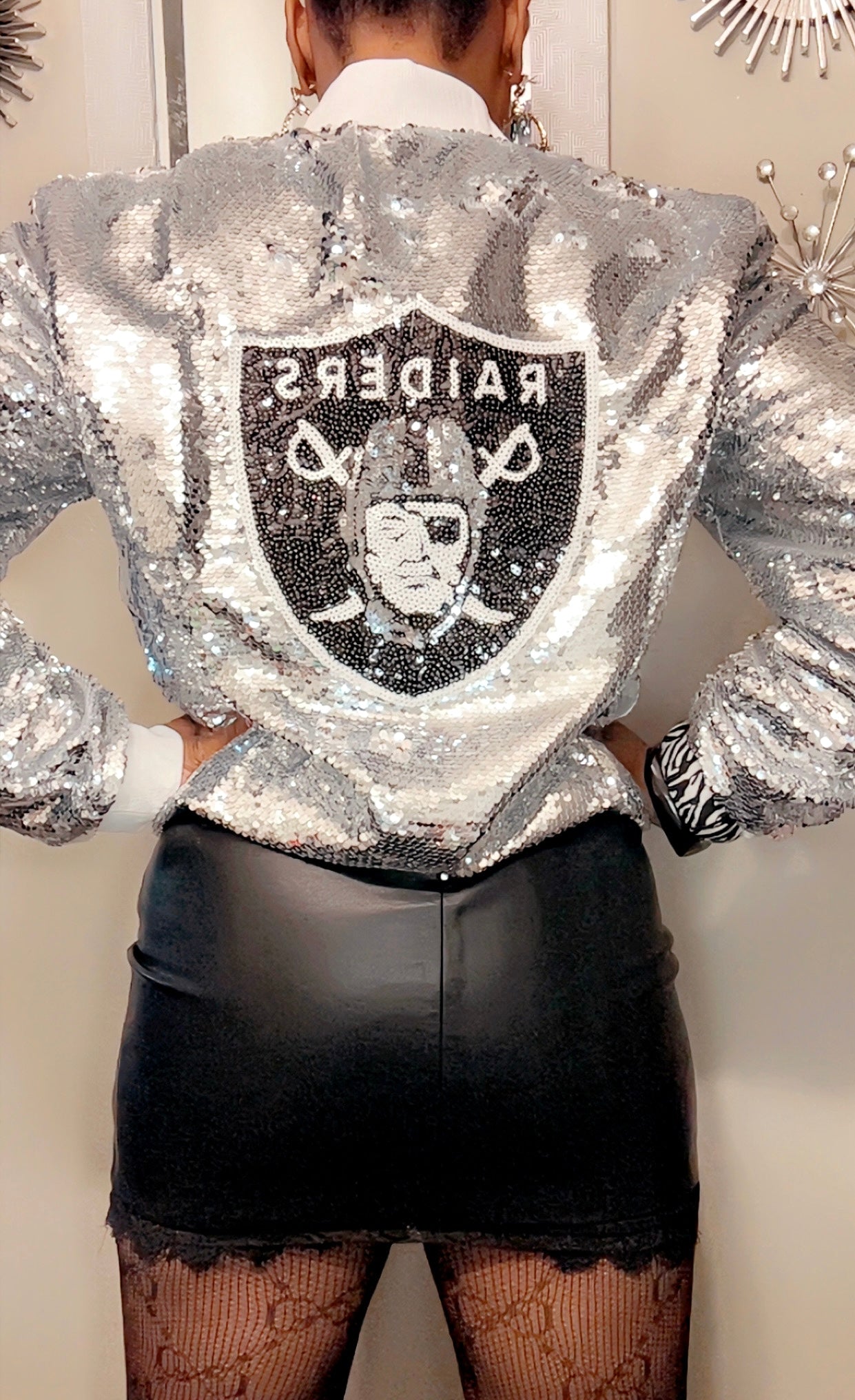Las Vegas Raider’s Sequin Jacket