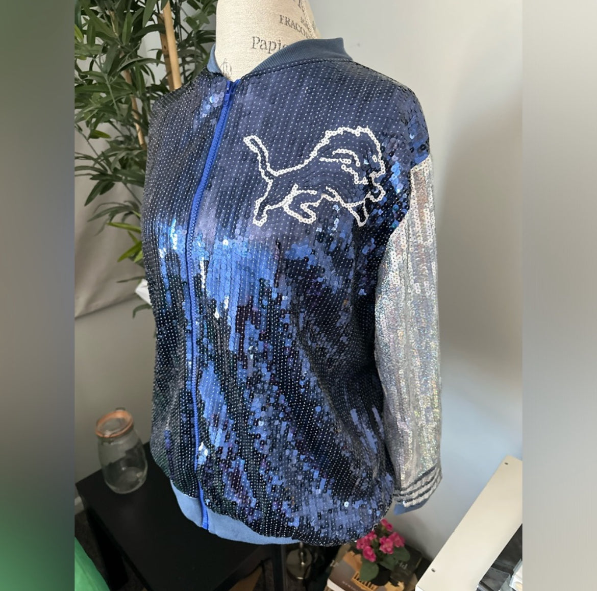 Detroit Lions Sequin Jacket