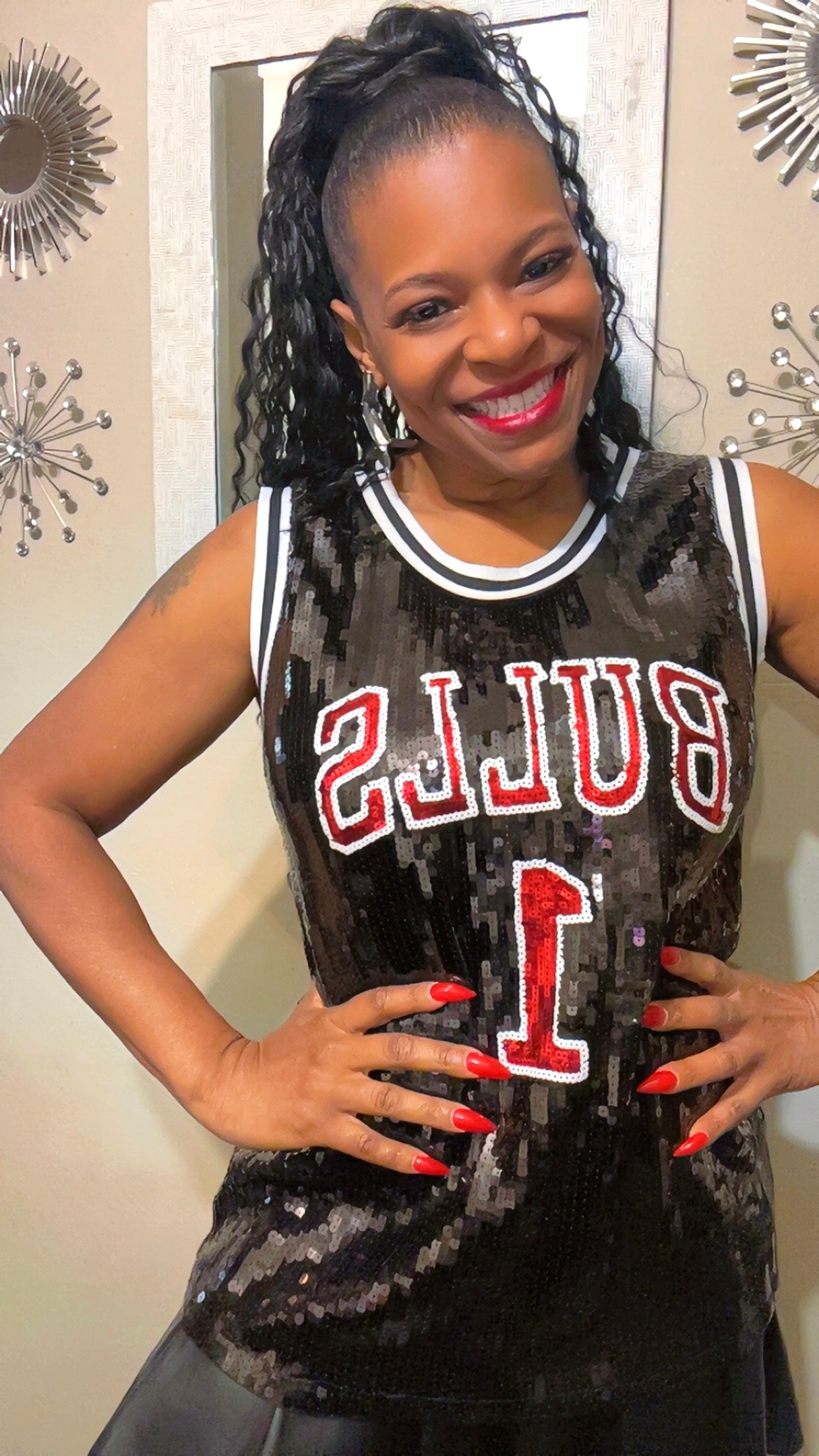 Chicago Bulls Sequin Jersey