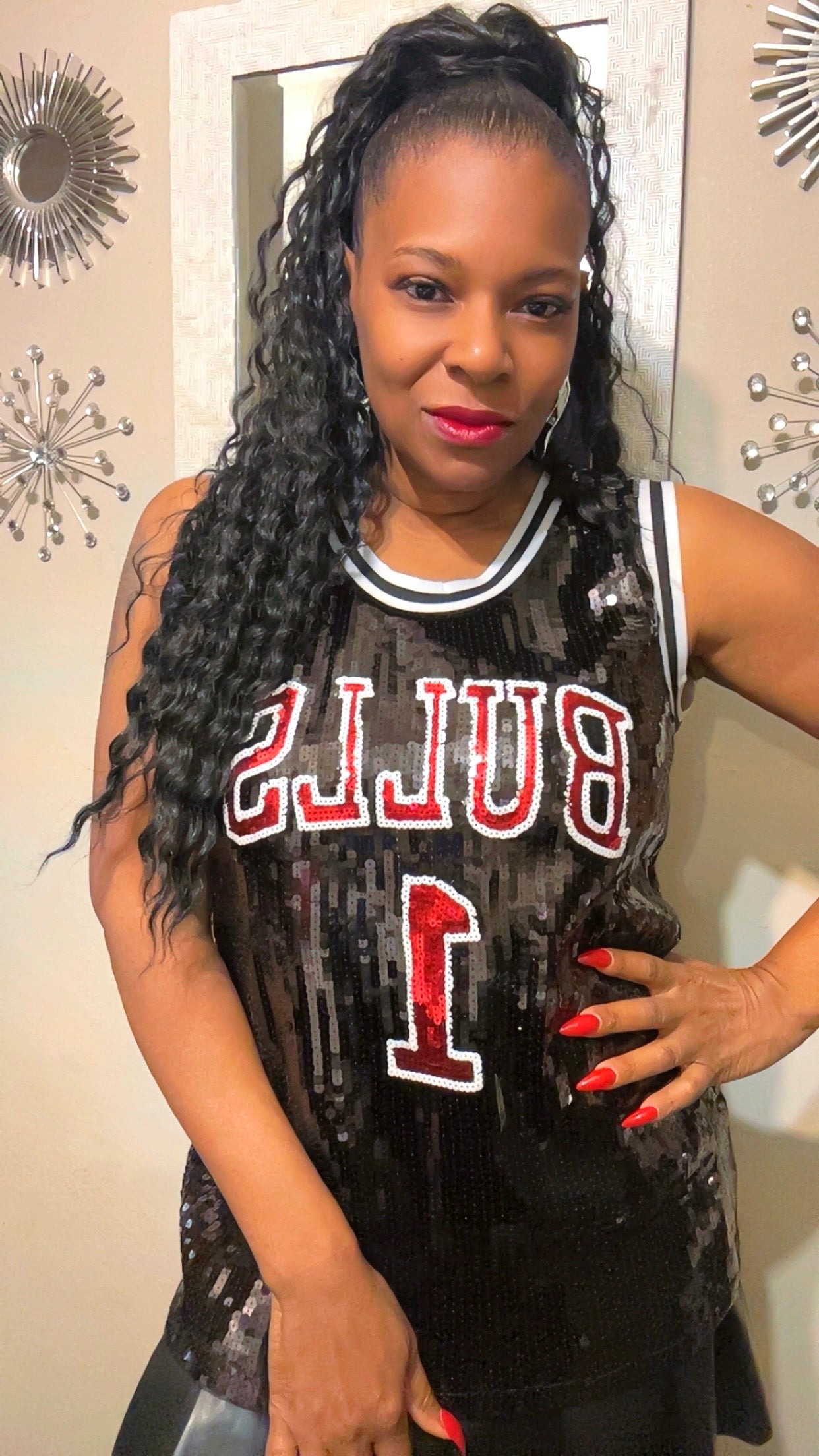 Chicago Bulls Sequin Jersey