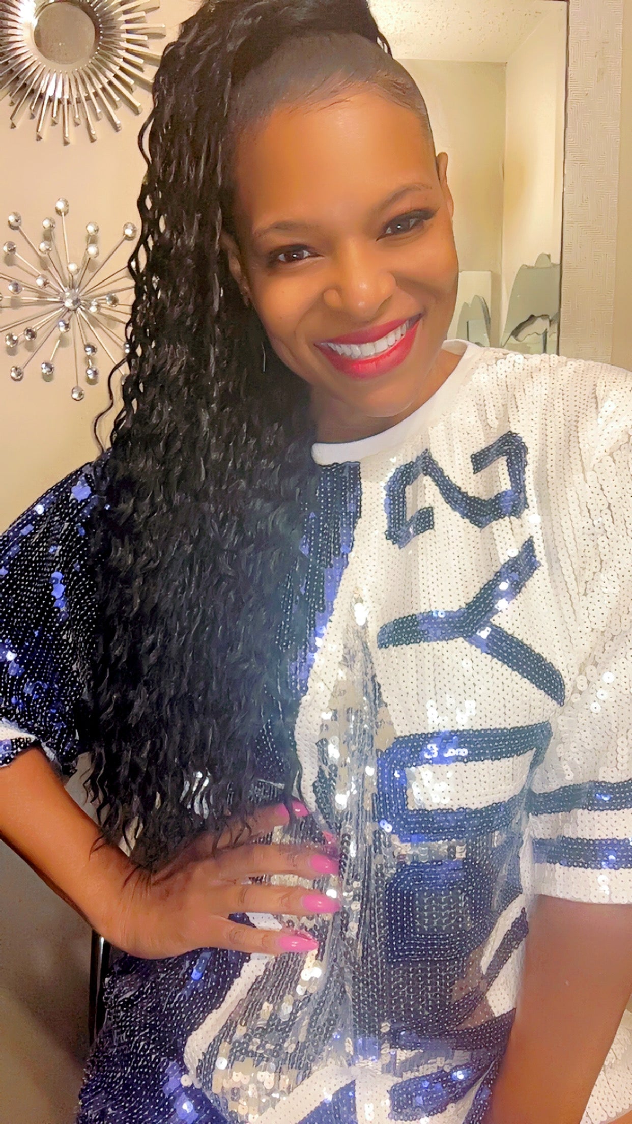 Dallas Cowboys Sequin Dress