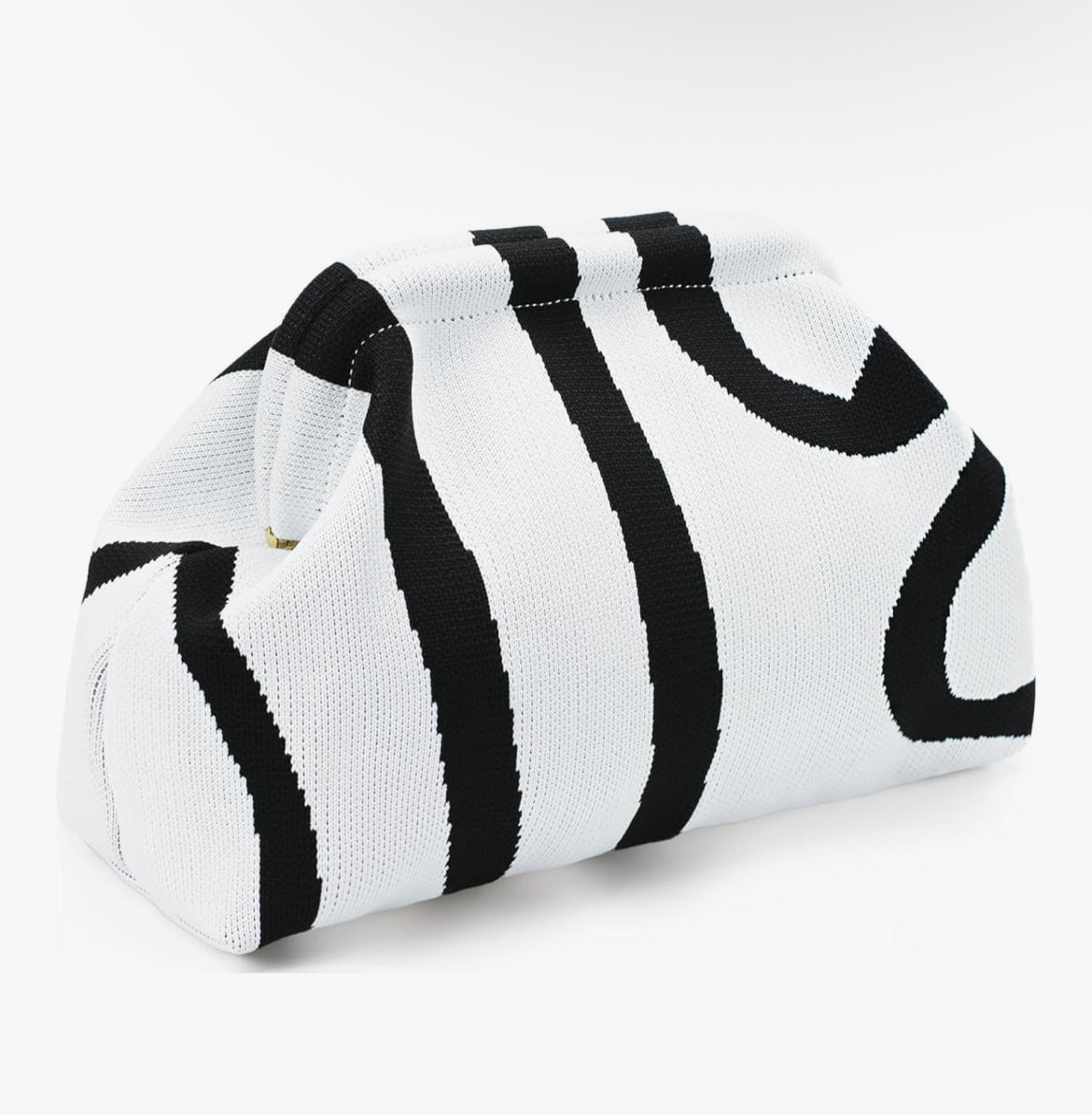 White clutch purse