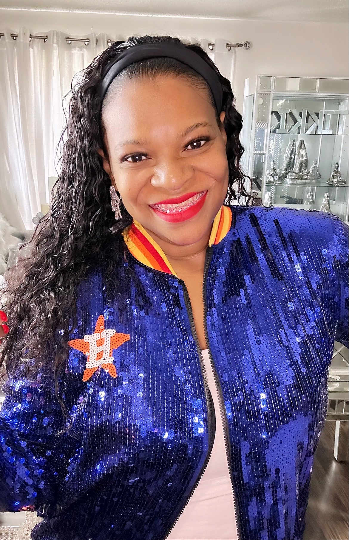Houston Astro Sequin jacket