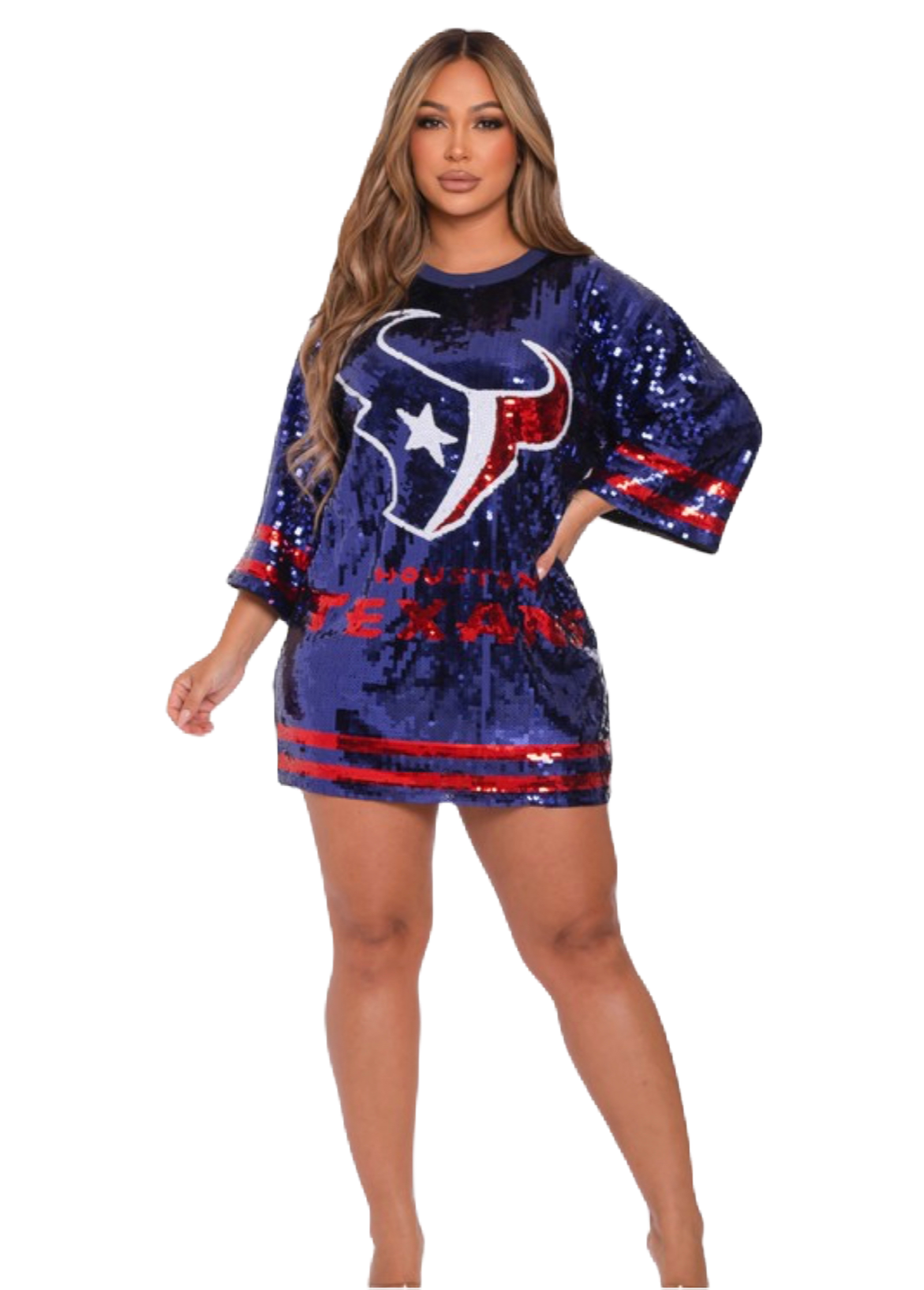 Houston Texans sequin dress