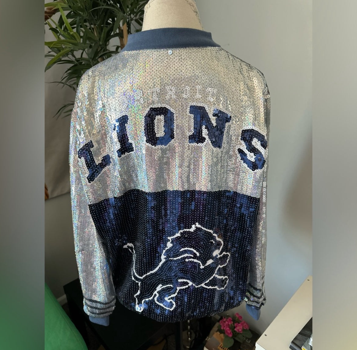 Detroit Lions Sequin Jacket