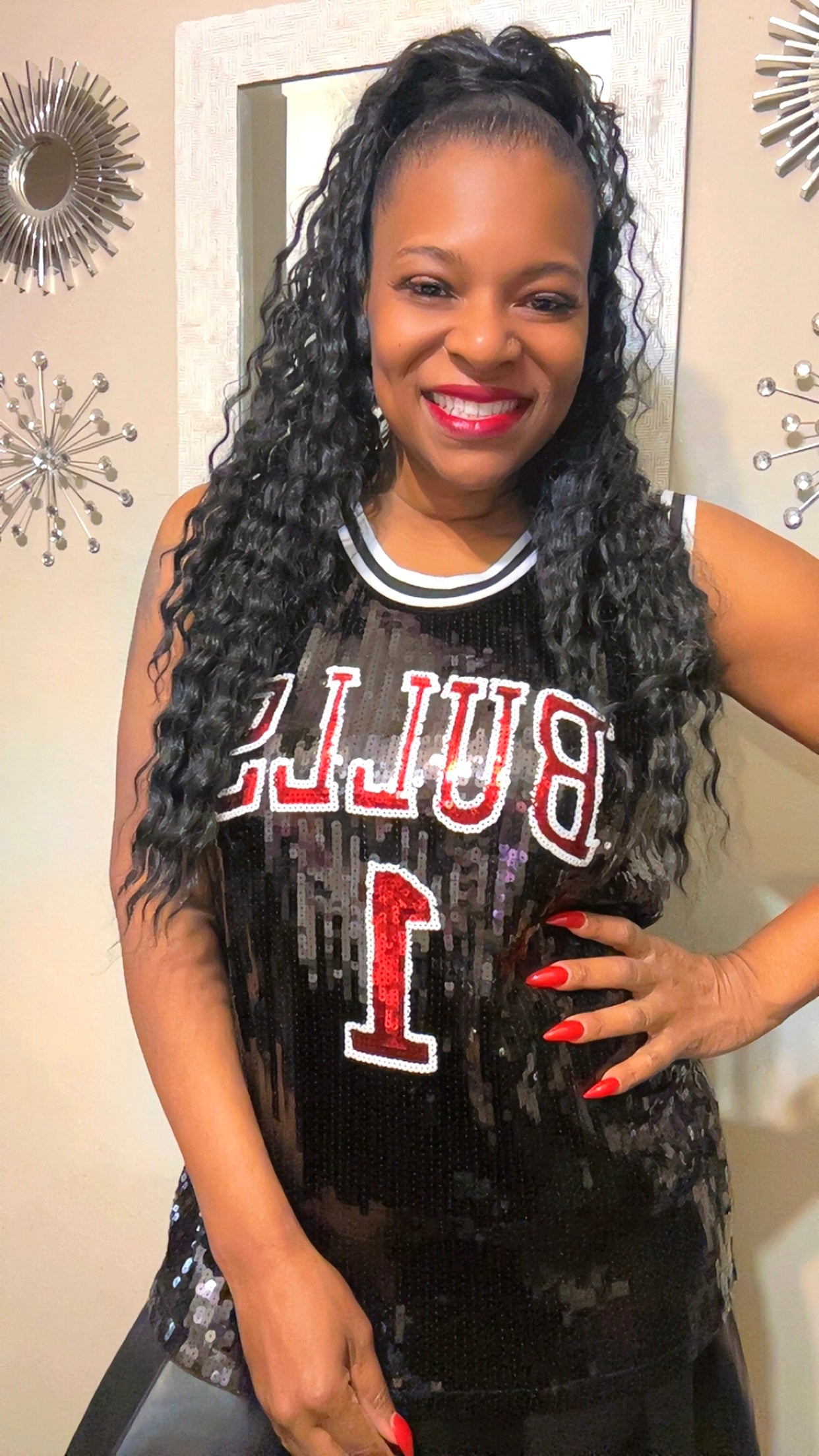 Chicago Bulls Sequin Jersey