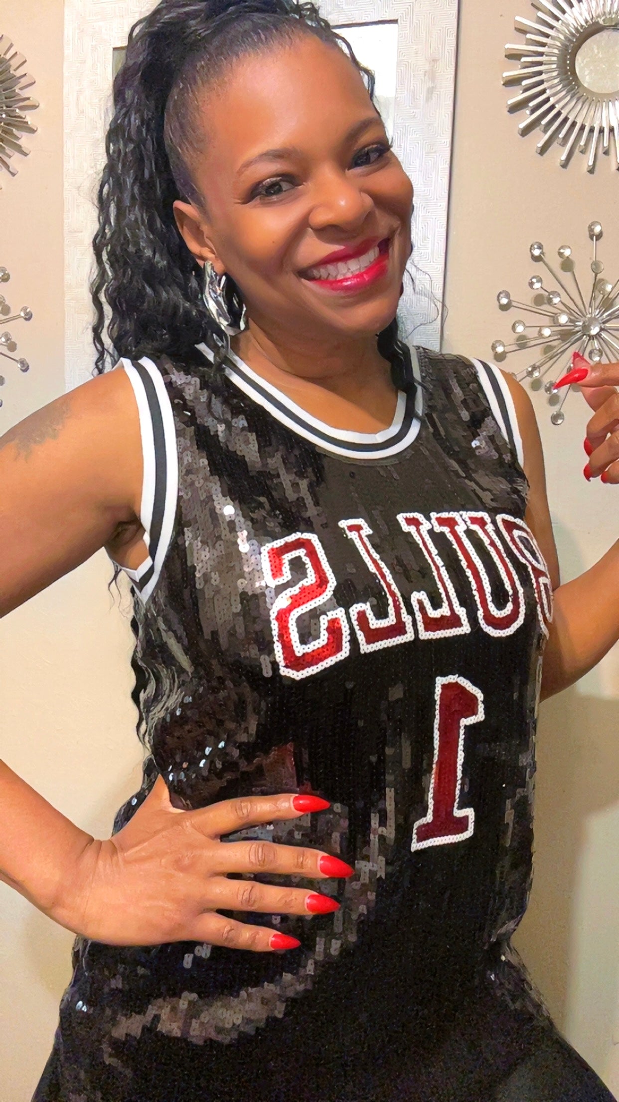 Chicago Bulls Sequin Jersey