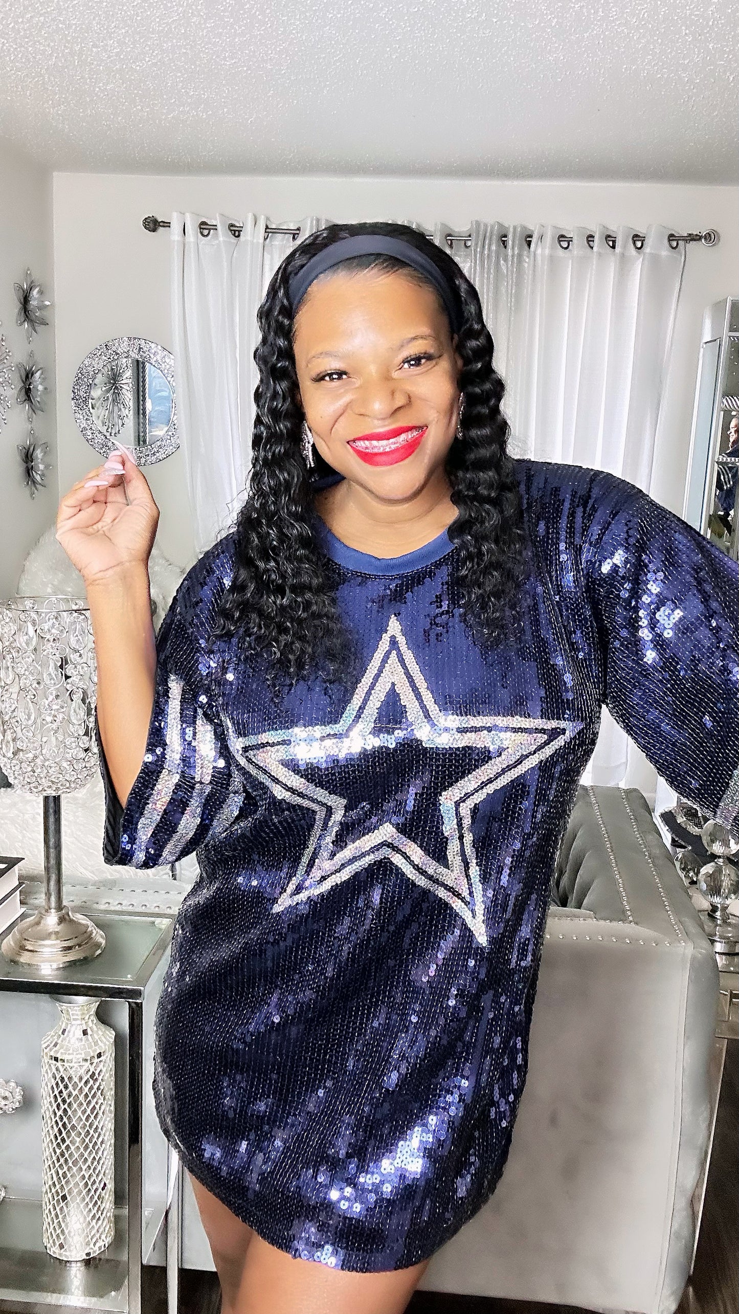 Dallas Cowboys Sequin Dress 2