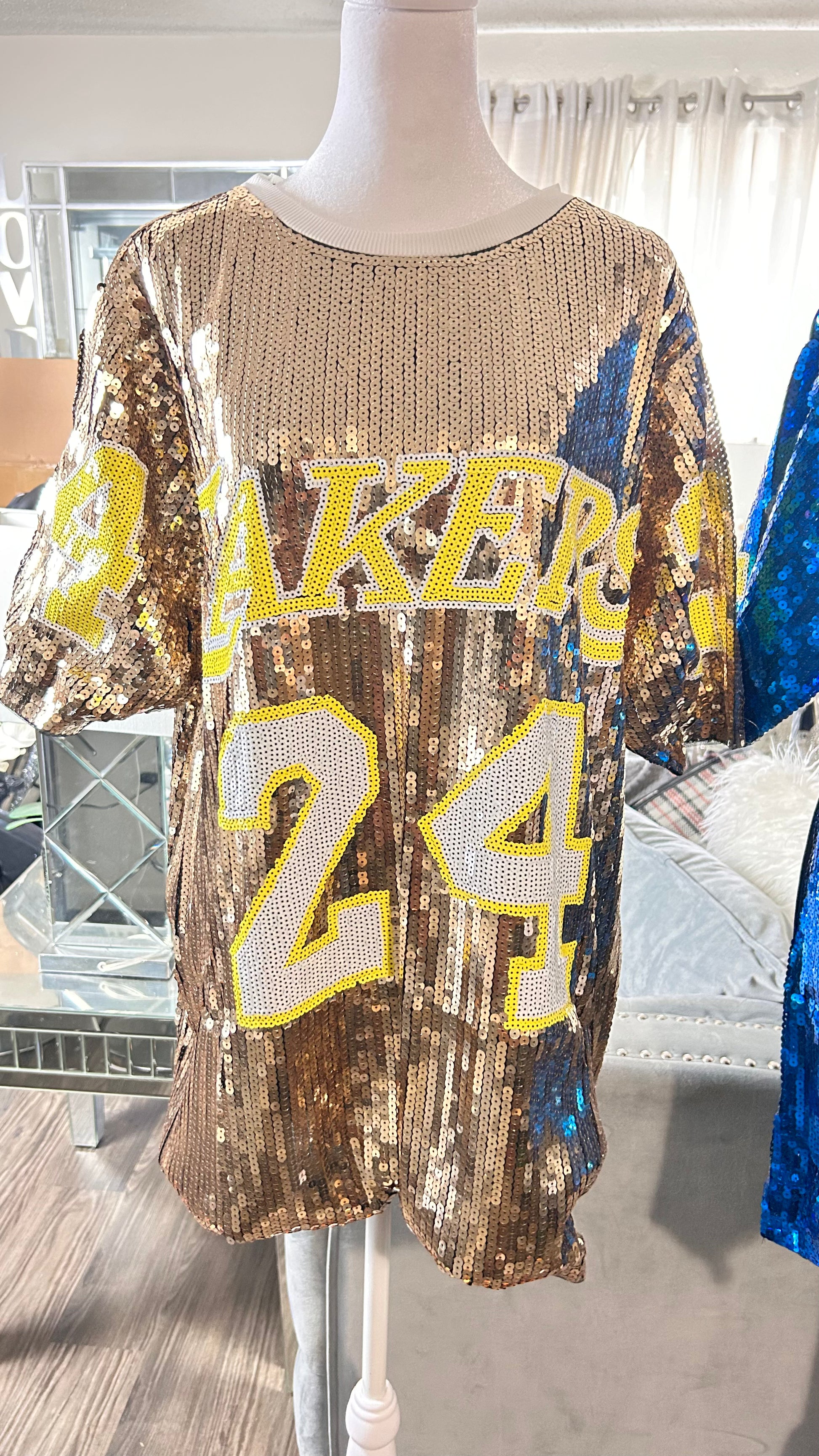 Lakers 2025 sequin dress