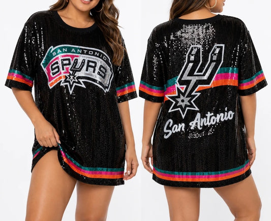 San Antonio spurs sequin dress