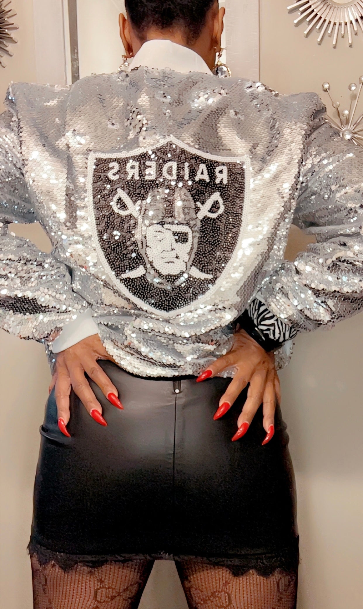 Las Vegas Raider’s Sequin Jacket