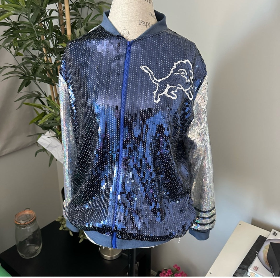 Detroit Lions Sequin Jacket