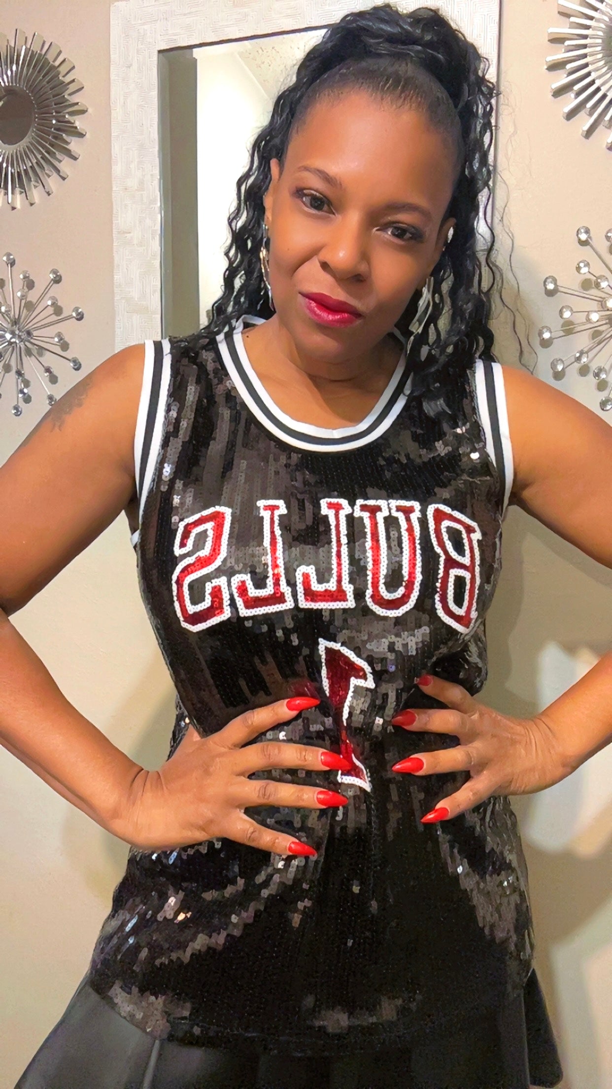 Chicago Bulls Sequin Jersey