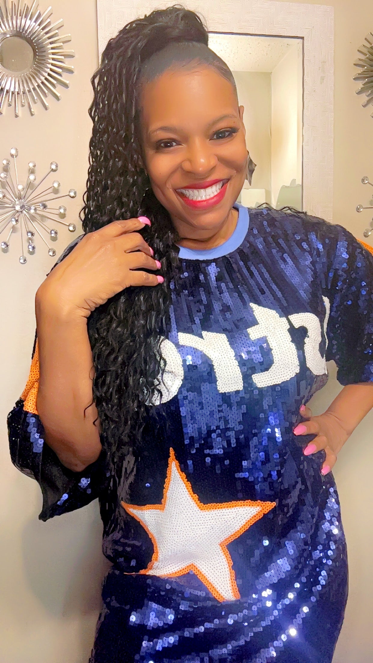 Houston Astros Sequin Dress