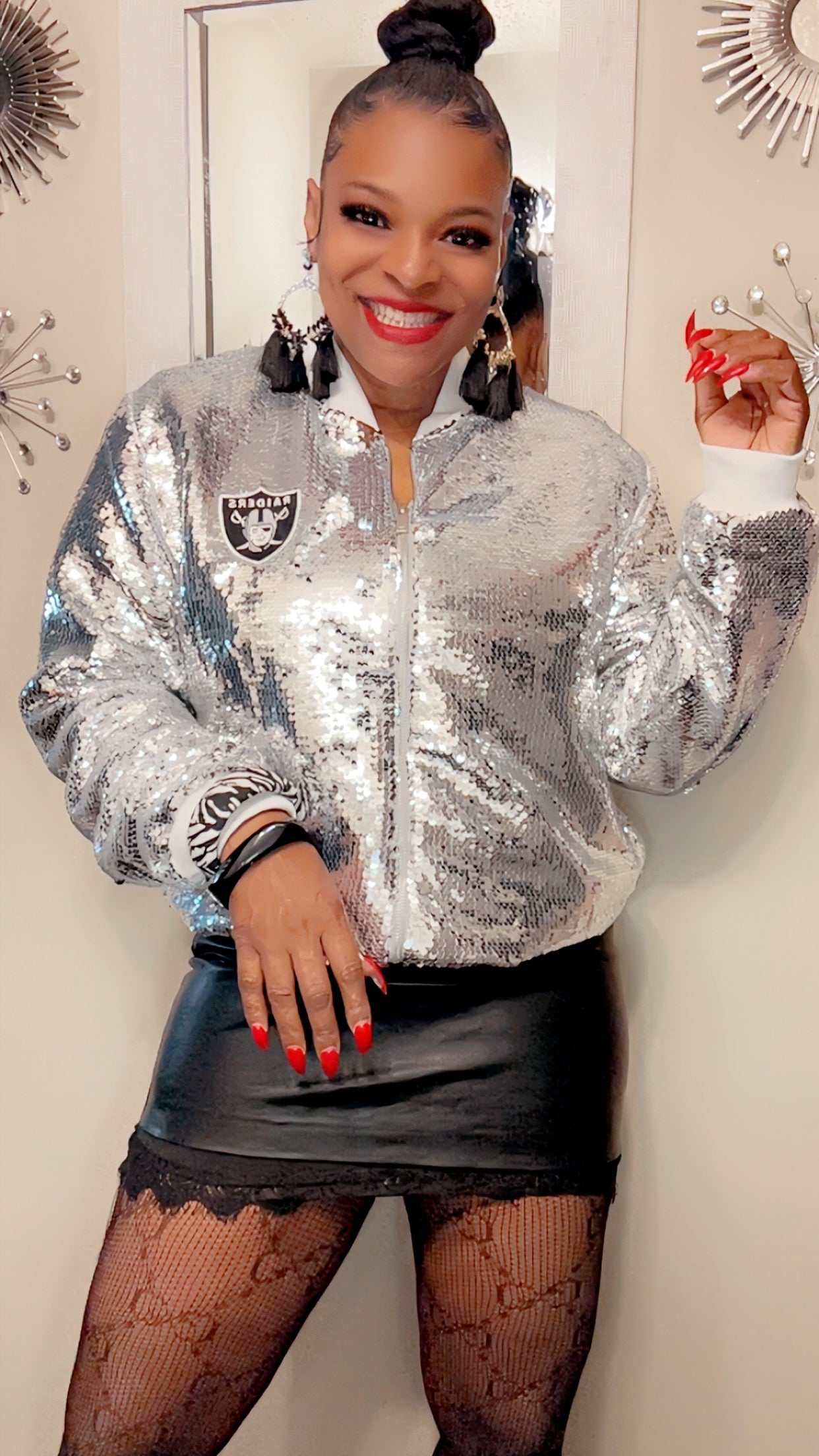 Las Vegas Raider’s Sequin Jacket