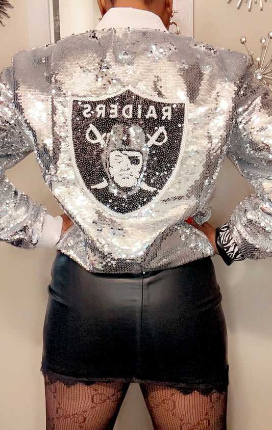 Las Vegas Raider’s Sequin Jacket