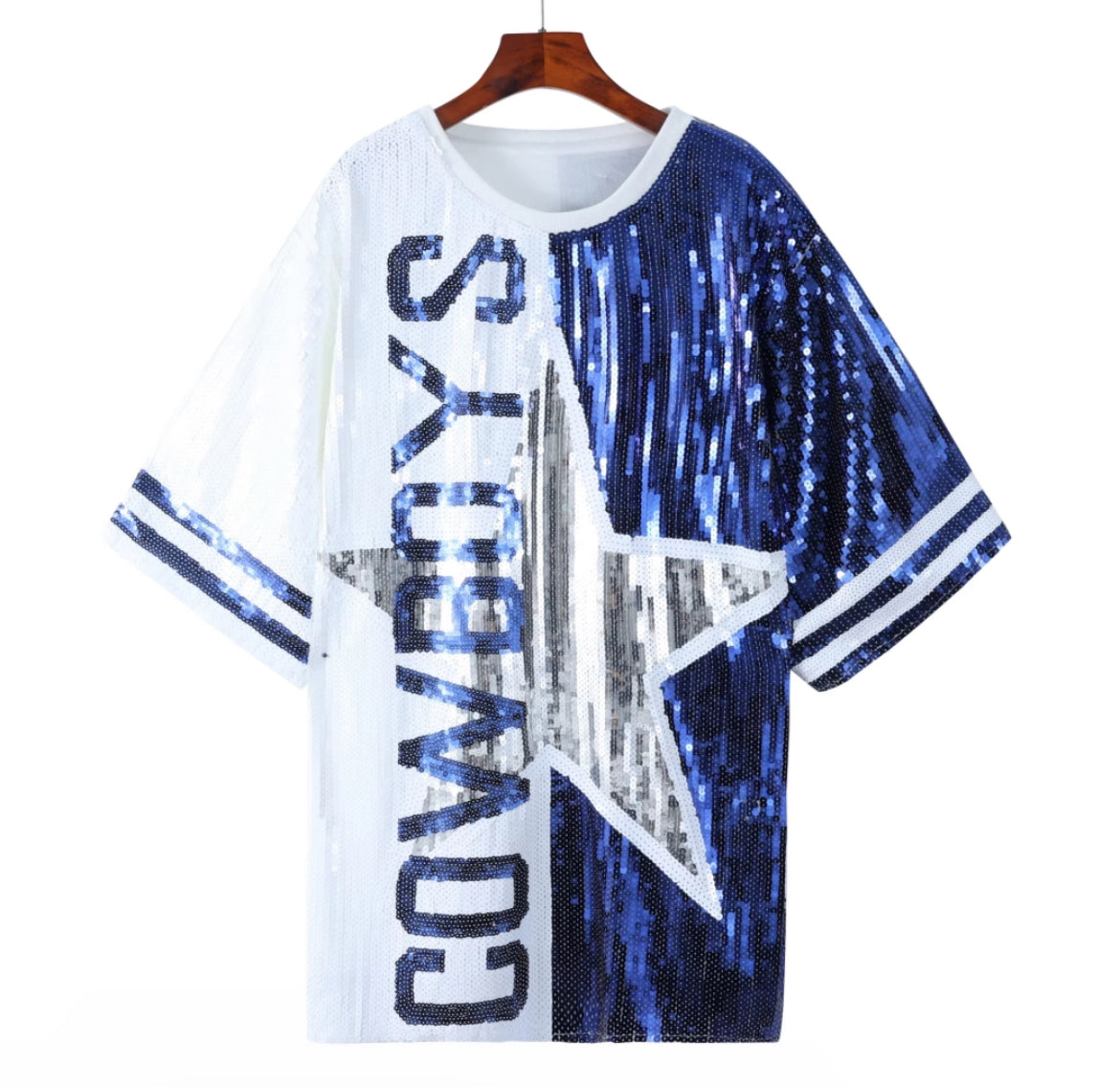 Dallas Cowboys Sequin Star Dress