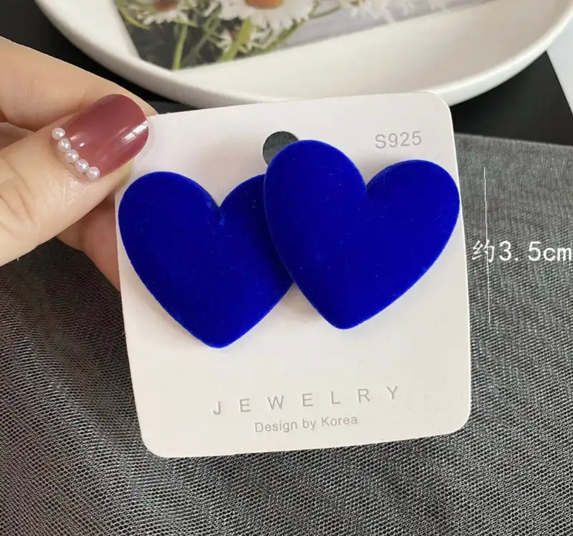 Velvet Blue Earrings