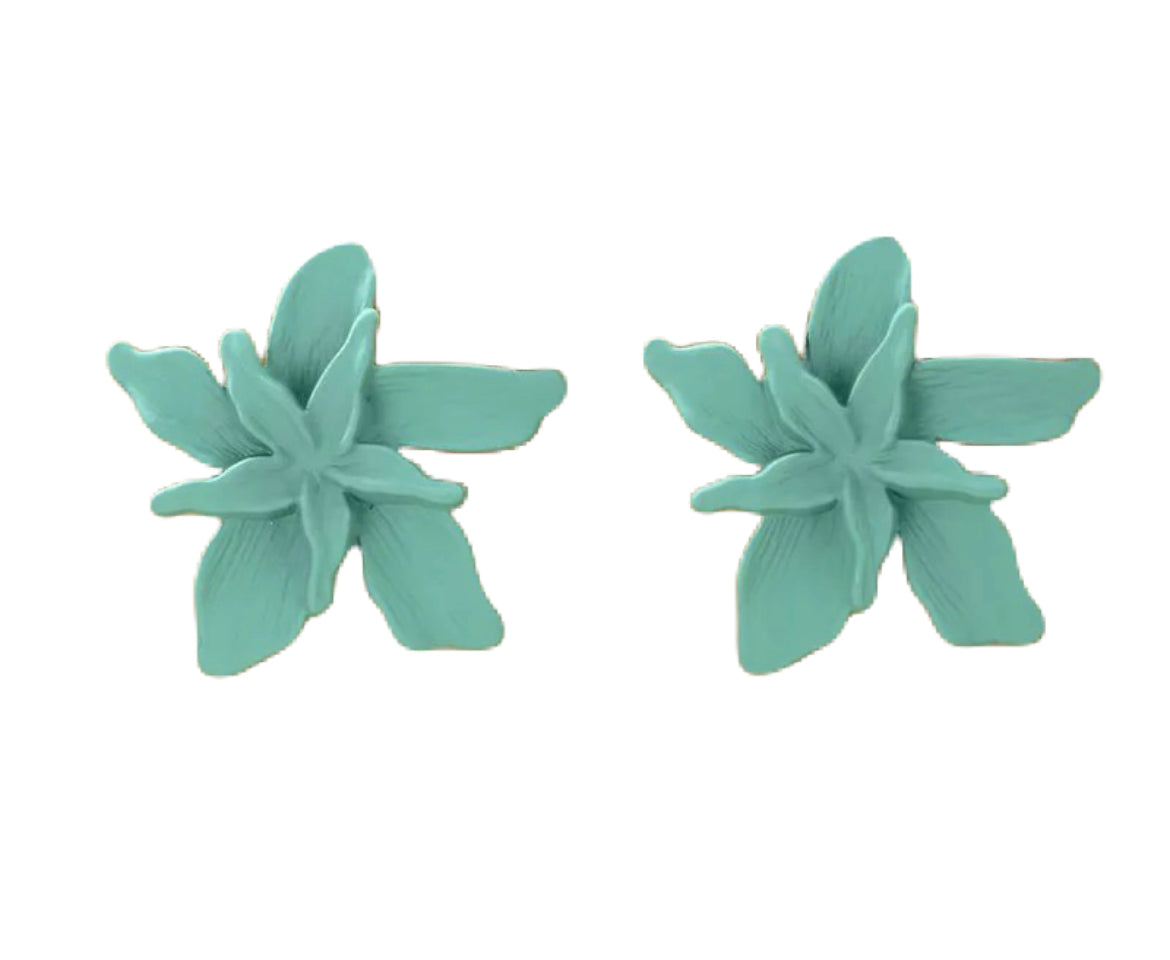 Green leaf Earrings