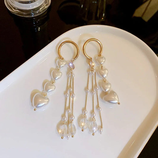 Heart Crystal Earrings