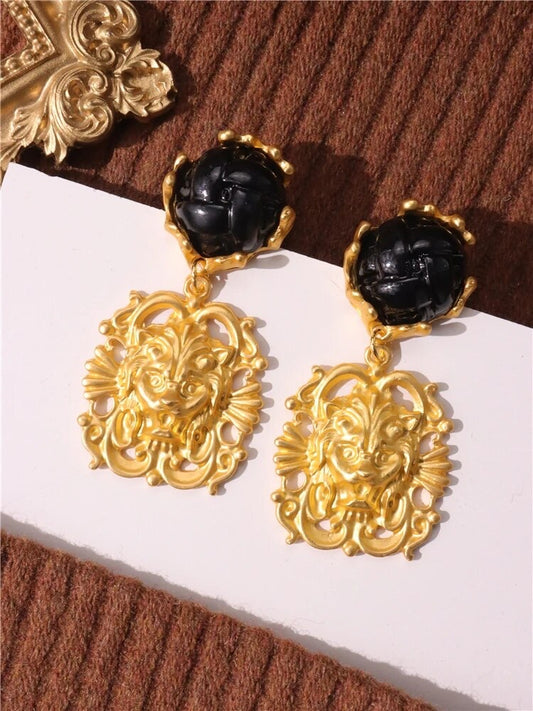 Lion Earrings