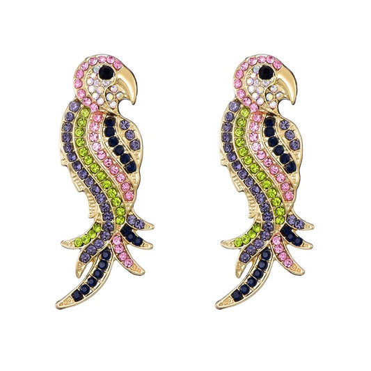 Parrot Stud Earrings