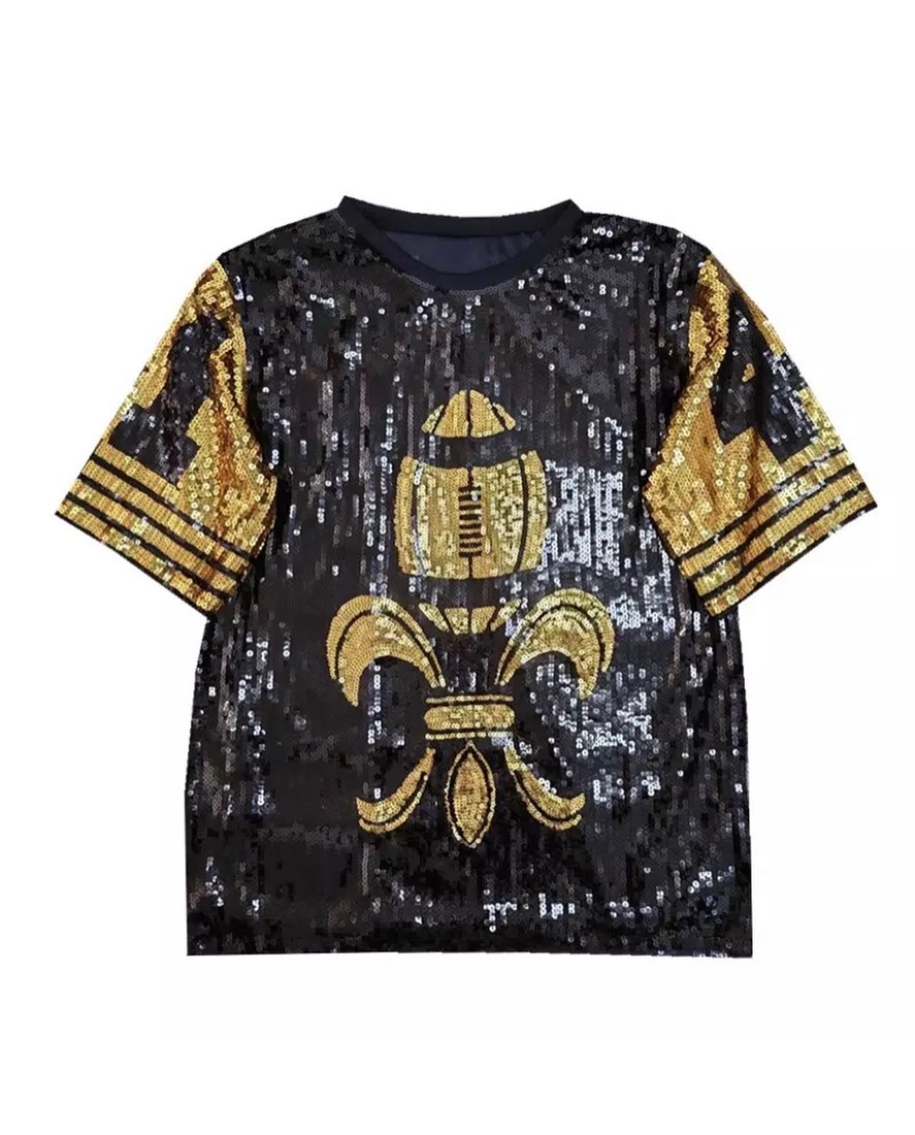 Black New Orleans Saints Dress