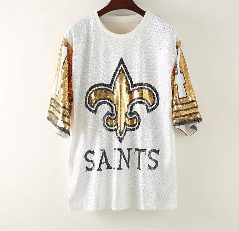New Orleans Saints Sequin Dress