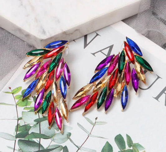 Leaf multi earrings