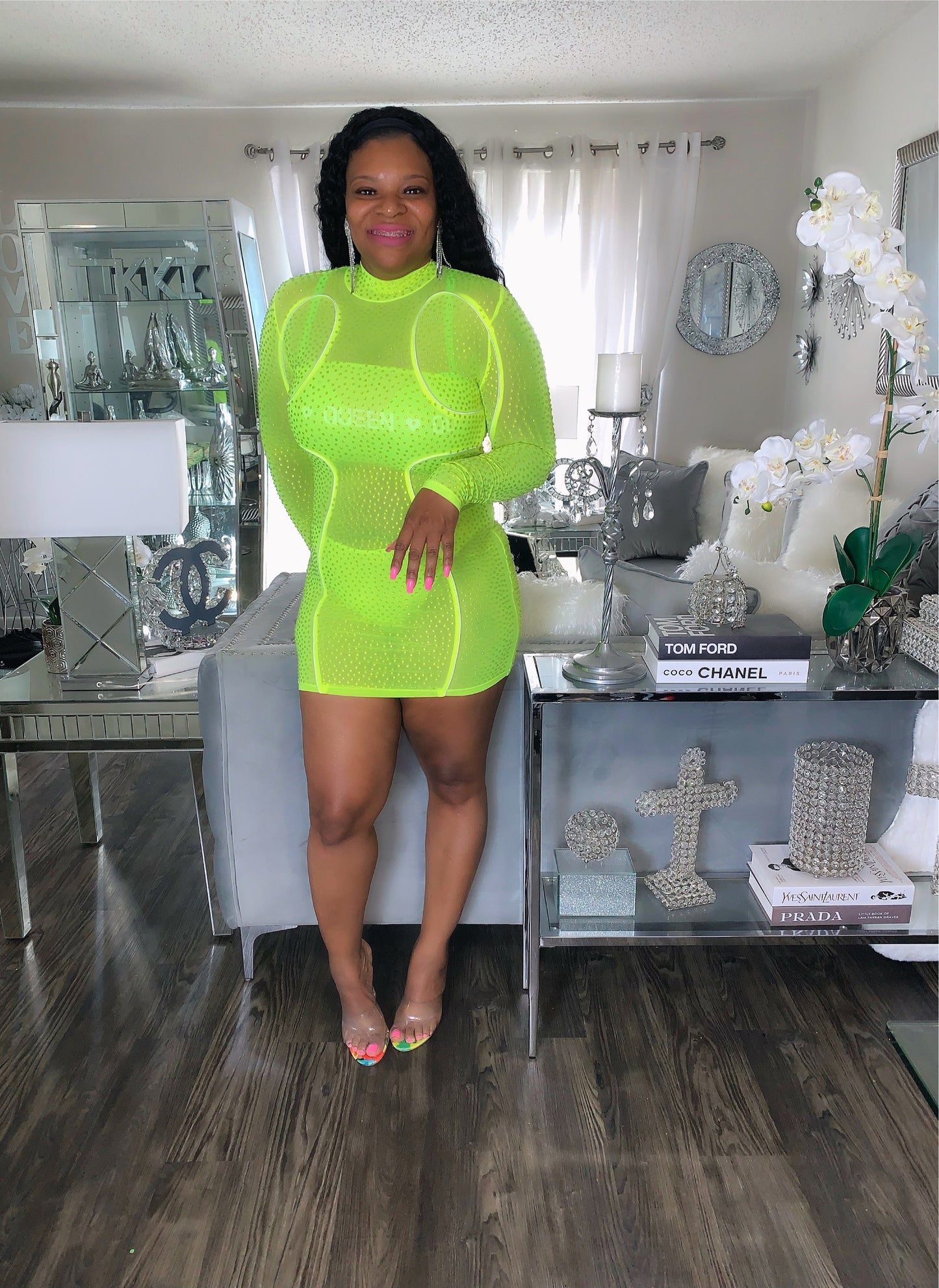Lime Bodycon Dress