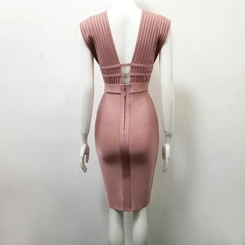 Pink Bandage dress
